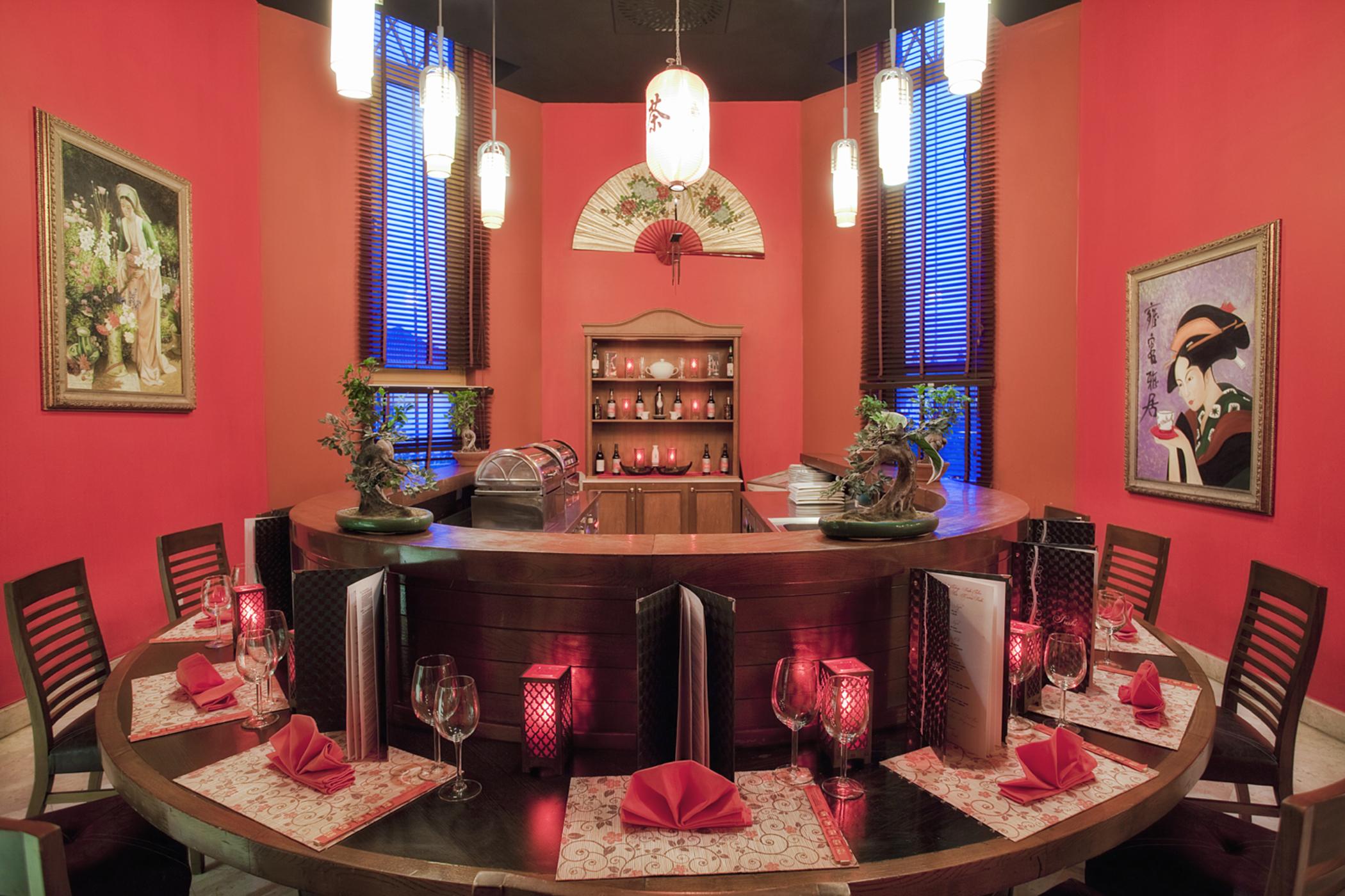 พีจีเอส เครมลิน พาเลซ Hotel อันตัลยา ภายนอก รูปภาพ The interior of a typical restaurant